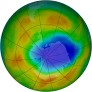 Antarctic Ozone 2002-10-08